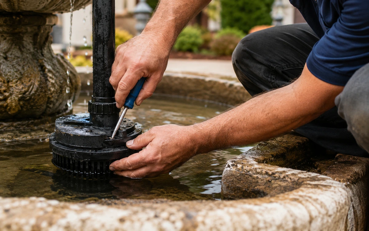 Fountain pump repair contractor